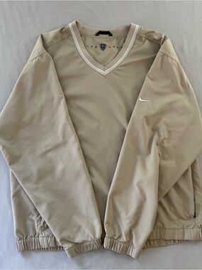 Nike Men’s Windbreaker Pullover Jacket - Khaki/Tan
